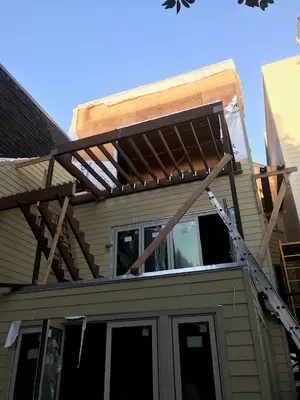 Structural Wood Roof Framing Overhang