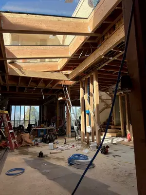 Structural Ceiling Wood Framing and Beams