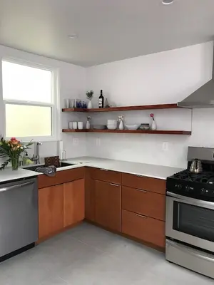 Modern Kitchen Cabinets and Shelving Remodel