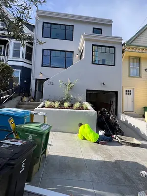Modern Home Exterior Siding Repair and Paint